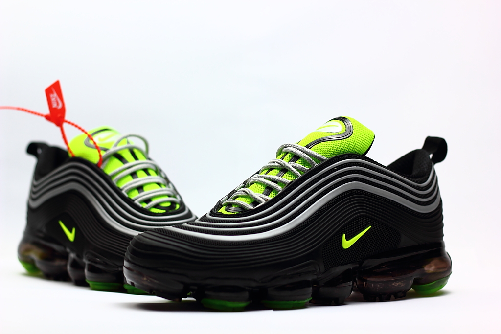 Nike Air Max 2018.97 Nano Drop Plastic Black Silver Green Shoes